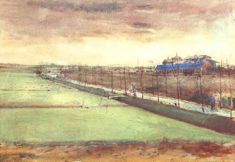 Vincent Van Gogh Meadows near Rijswijk and the Schenkweg France oil painting art